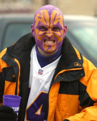 Is this Viking Football fan mean?