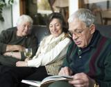 Irene Grant, Rose Manzer, Ted Grant (L to R) (photo by Henning Wulff)