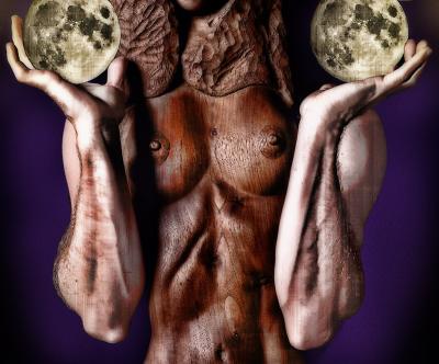 Two Moons by John Hill