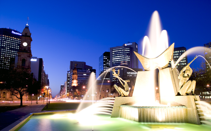 Victoria Square Fountain by Paul Rohal