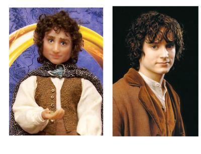 Frodo and Doll Comparison