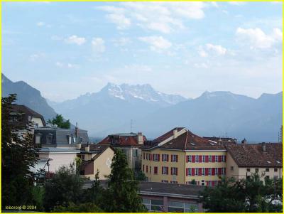 vue du balcon