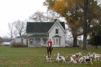 Hunting at Hill 'n Hound Farm