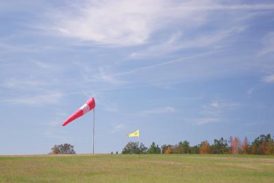 Windsock.  80 degrees in November is GOOD.