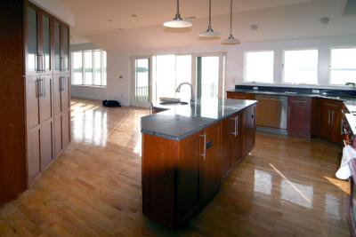 Kitchen from front kitchen door