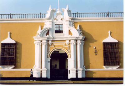 Entrance of Trujillo's cathedral museum