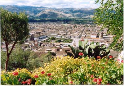Cajamarca seen from Cerro Santa Apolonia