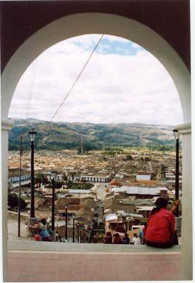 View  from atop Cerro Santa Apolonia