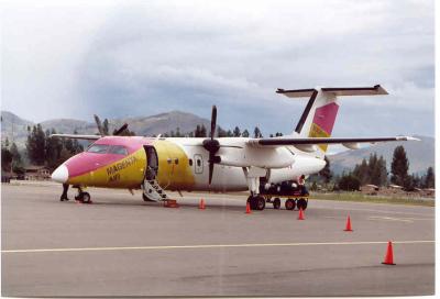 Leaving Cajamarca with Magenta Air