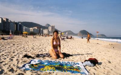 Copacabana rather empty in winter but ok for Europeans!