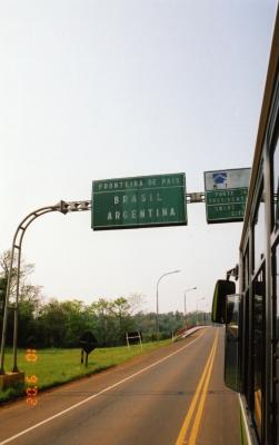crossing border to Argentina