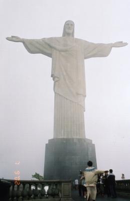Corcovado monument of Christ, 30 meters high!