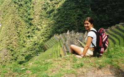 resting at Wiay Wayna on Inca Trail