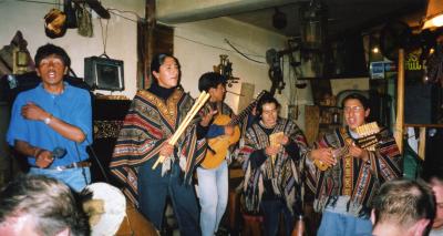 local band at last night in Cusco