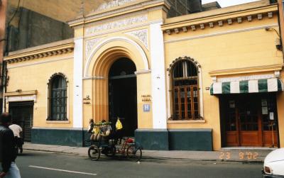 our hostel in Lima, Peru