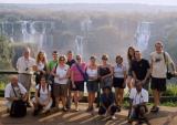 Group photo at Iguassu (Brazil)