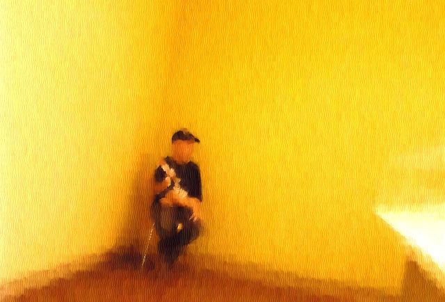 Boy In Corner