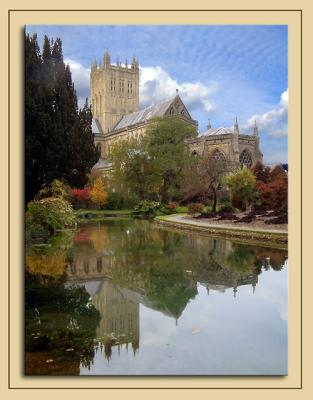 Reflected glory! Wells Cathedral