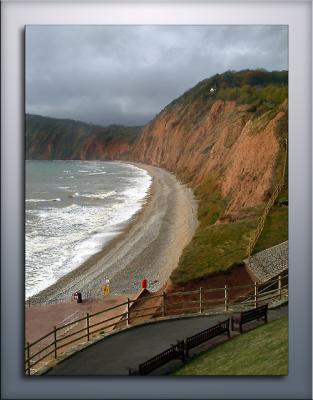 Red cliffs, Sidmouth