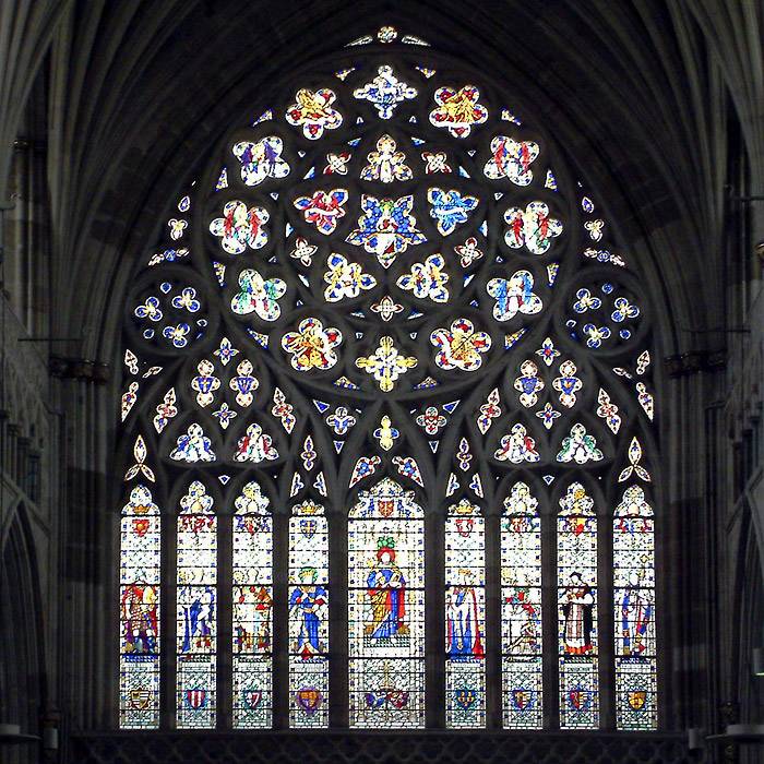 The main window, Exeter Cathedral (3428)
