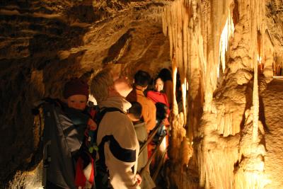 Deep inside Marakoopa Cave