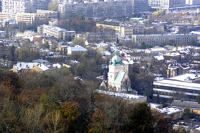 view from the top of castle mount