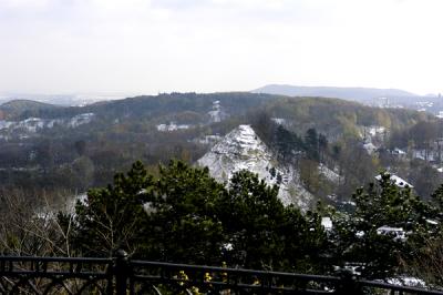view from the top of castle mount