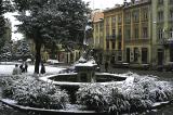 a corner fountain
