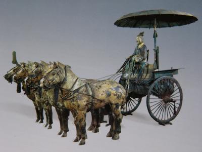 Bronze chariot(postcard)