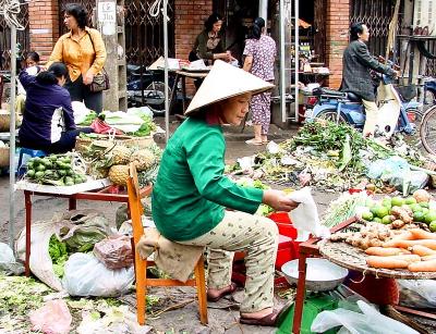 Hanoi Vegetable Vendor by len_taylor