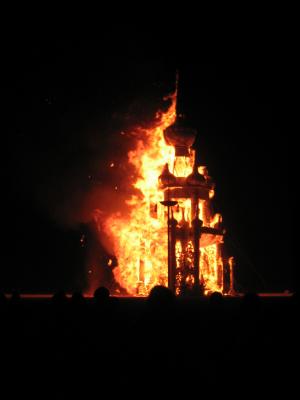 temple of honor burning