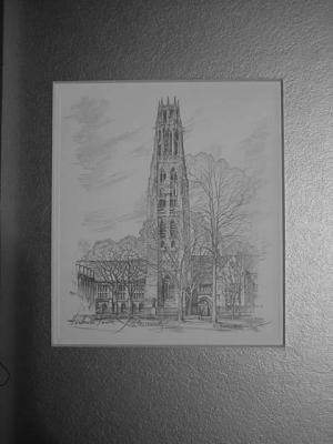 Harkness Tower at Yale University<br>by Charles H Overly
