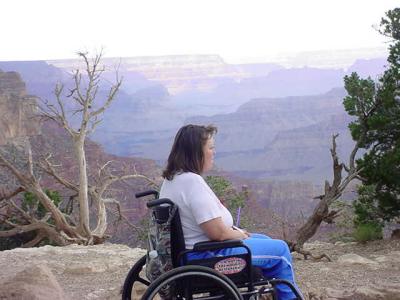 Tammy at the Grand Canyon