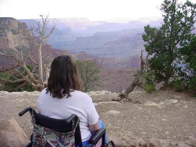 Grand Canyon Arizona<BR> Tammy White looking