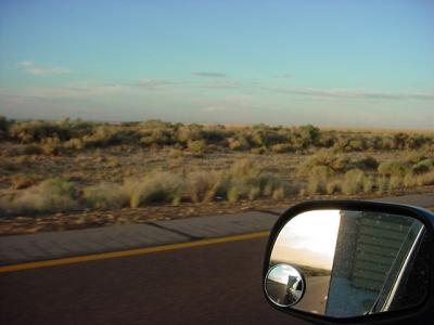 3 times view of the desert