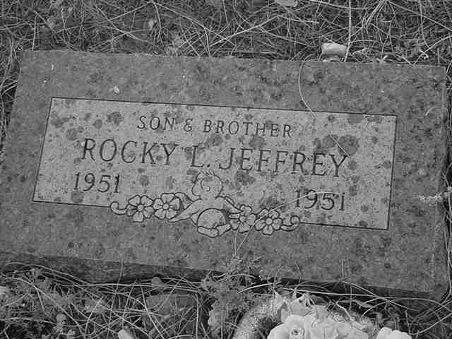 Rocky L Jeffrey <br> 1951 to 1951 