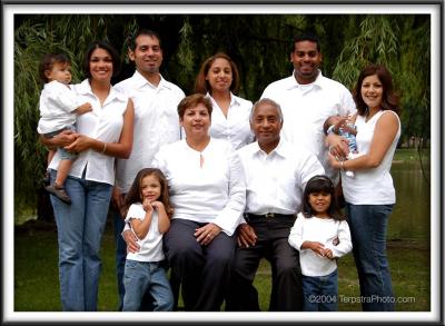 The Delgado Family at Riverside Park