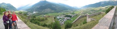 Foto panoramiche prese nella valle della Durance