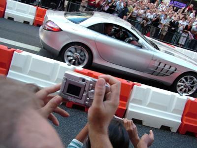 David Coultard in the drivers parade