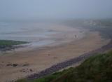 murky weather at Freshwater West, Pembrokshire
