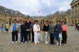 11 of us in front of Versailles