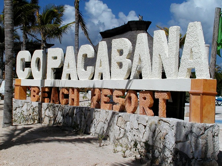 Sign on the beach