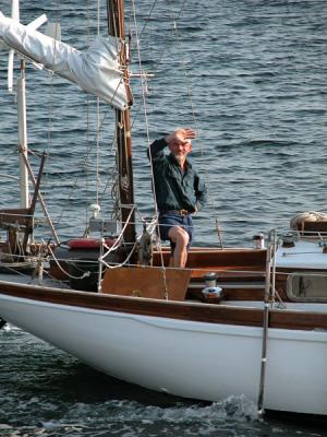 Fellow sailor in Cashla Bay - (Co. Galway)