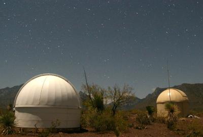 Domes by moonlight