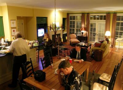 Unwinding at the 'cottage'