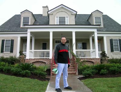Tony at the house