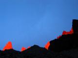 Torres del Paine too late for perfect sunrise