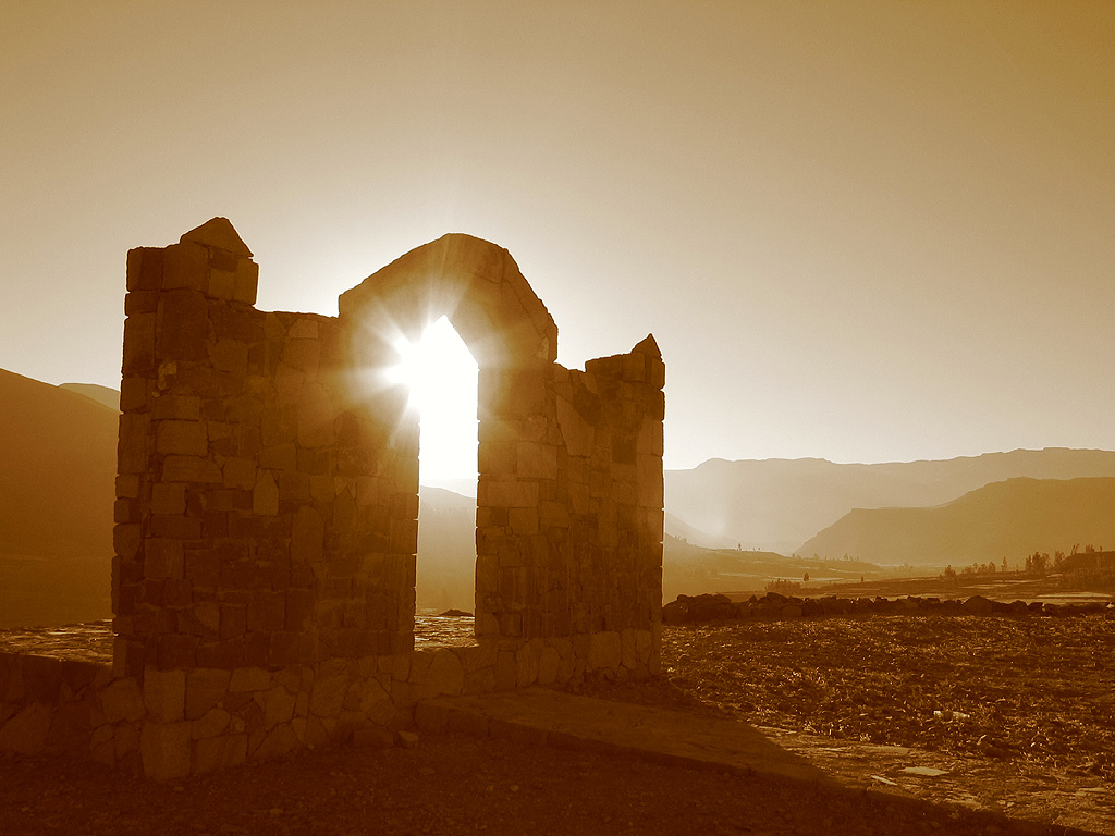 Sepia Colca Canyon