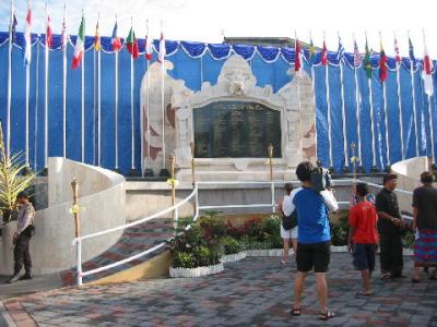 memorial site for the Bali Bombing
