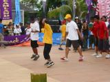 break dance competition at Kuta Beach